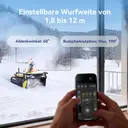 Yarbo Schneefräse, mit 24/7 autonomer Räumung und Selbstaufladung – Intelligente AI-Navigationsbasisstation mit 500 Pfund (ca. 227 kg) Zugkraft und Allwetter-Beständigkeit. Vollautomatischer Schneefräsen-Roboter: 24/7 autonome Schneeräumung für große Grundstücke, bewältigt Steigungen bis zu 36%, 30 cm Aufnahmehöhe & einstellbarer Schneewurf von 1,8-12 m | Intelligente, mühelose Winterlösung image 6