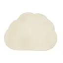 PP Placemats Set of 6 for Dining Table，PP oval placemat BL pearl rice， Washable Woven Vinyl Non-Slip 18x12 inches Placemat Heat-Resistant Durable Table Mats for Dining Table Easy to Clean image 0