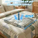 6 Pack Extra Large Vacuum Storage Bags (100×80cm), Reusable Space Saver Bags for King Size Bedding and Jumbo Items image 2