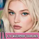 MISSLYN Waterproof Color Liner Crayon eyeliner waterproof - Teinte 141 Green Shimmer image 1