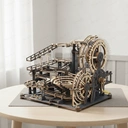 Robotime ROKR Puzzle 3D en bois Circuit à billes Ville de nuit 32,5 x 21,4 x 22,8 cm, 1 pièce, décoration à la maison, décoration d’étagère,Cadeaux artisanaux pour adultes et adolescents,Jouets éducatifs image 5