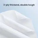 ochama Extra Durable Soft Facial Tissues, 3-Ply Wood Pulp, Thickened Toilet Paper, Durable Household Napkins, 150 Sheets * 24 Packs, Family Pack image 3