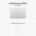 Apple MacBook Neo 13 pouces, 8 Go de mémoire vive, SSD 256 Go, Puce A18 Pro avec processeur 6 cœurs et processeur graphique 5 cœurs, Argent image 1