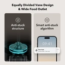 Petlibro Granary Smart Feeder - 5L, Black, Automatic Feeding, App & WiFi Control, Suitable for Dogs and Cats, Portion Adjustable, Plug-In Power Supply Required image 6