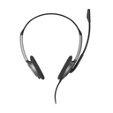 V7 HA212-2EP Lightweight On-Ear Stereo Headset with Noise-Cancelling 270° Rotating Mic, 3.5mm Plug-and-Play, and Adjustable Headband image 2
