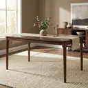Dining Table Orlando Rectangle Walnut 90x150cm image 0