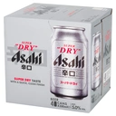 Asahi Super Dry Beer 4x330ml Can image 5