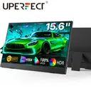 UPERFECT Portable Monitor 15.6", 100% sRGB Laptop Monitor, Built-in Adjustment Stand Speaker VESA, HDTV USB-C Plug & Play Second Screen for Phone Game Console image 0