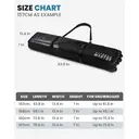 OutdoorMaster Padded Snowboard Bag - Snowboard Bags with Wheels for Air Travel 192*34*18cm Black image 6