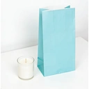 Unique Party Paper Party Bags, Light Blue, 12 Pack image 2