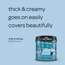 CROWN Matt Emulsion Powder Blue 2.5L image 3