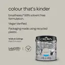 CROWN Matt Emulsion Grey Putty 2.5L image 5