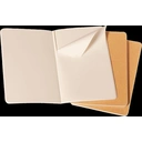 MOLESKINE - Set de 3 cahiers de poche, pages blanches, marron kraft image 1