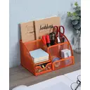 Senhoglb Mesh Desk Tidy，Orange, New Year Sale , Top gift picks image 4