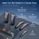 QUIYUM   New Year Gift Men's Skincare Set (12pcs) - Eye Cream 20g, Face Mask 25g×3, Day Cream 30g, Night Cream 30g, Beard Balm 30g, Beard Growth Oil 30ml, Facial Cleanser 50g, Scrub 50g, Beard Shampoo 60ml, with Beard Comb image 4