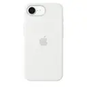Apple Coque en silicone pour iPhone 16e, blanc image 0