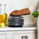 Dexam Single Oven Glove Love Colour 100% Cotton Terracotta image 2