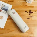 Bottle Bottle Insulated Water Bottle with Straw Lid and Handle - Stainless Steel Double-Wall Vacuum Insulated, Leakproof, BPA-Free, for Sports, Travel, Gym (Ivory White) image 5