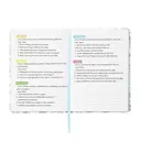 JUBILUU Carnet ligné A5 à couverture rigide en tissu floral 96 pages - Pastel Bloom image 7