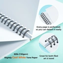 Ohuhu Double-Sided Marker Pads Art Sketchbook Bleedproof - 5.5"x8.5" Small Paper Size - 90 lb/150 gsm Smooth Drawing Paper - 60 Sheets/120 Pages, Spiral Bound Sketching Book for Alcohol Markers Paints image 1