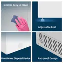 CHiQ JKR299DWE 299L Chest Freezer - Digital Inverter - White image 4