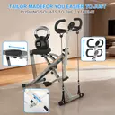 Capelli Sport Machine d'entraînement total du corps | Squat, tirage et cyclisme | Résistance réglable | Gain de place image 3