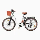 DYU City Elektrische Fiets DYU C6 PRO 26-inch, Wit image 1