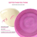 Silicone Face Scrubber,Cleansing & Exfoliating Brush, Blackhead Removing Pore Cleansing Massaging for Sensitive/Delicate/Dry Skin image 1