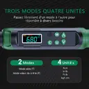 MoveCrab Clé dynamométrique numérique avec têtes interchangeables, réglage de précision de 6,8 à 135 Nm/5 à 99,6 pi-lb et embouts à cliquet et à fourche image 3