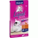 [Congelez-le pour une glace pour chat !] Vitakraft Snack liquide canard avec bêta-glucanes friandises pour chat - 6 x 15 g image 0