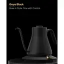 Cocinare FLOW M9 Bouilloire électrique à col de cygne avec contrôle de température précis et chauffage rapide, 1500 W, Goya Black - 0,9 L image 2