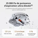 DJI ROMO S robot aspirateur-laveur, 25 000 Pa de puissance d’aspiration, capteurs de précision drone, double bras robotisé, fonctionnement sans entretien jusqu’à 200 jours, rouleau-brosse anti-emmêlement, autonettoyage et séchage intégré image 6