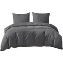 Bedsure Parure de lit 100 % polyester Quiet Shade - 1 housse 155 x 220 cm et 2 taies 80 x 80 cm image 3