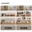 JORDAN&JUDY Teleskopisches Aufbewahrungsregal für Bad, Zuhause und Arbeitsplatte – Multifunktionaler Organizer, hohe Version 20*31,5*18,5 cm, 1 Stück image 2