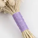 JU7CER 2-piece Princess Snow Tulle Fishtail Ribbon Set [Lavender Purple] 2.5cm x 18m Bow-Style Wavy Tulle Plain Silk Ribbon Floral Packaging Material Ribbon image 4