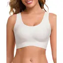 ubras Classic Bralette Smart Size -, Couple Gift Perfect Gift for woman, Essential Comfort Underwear - White-M, Suitable for Any Season image 0