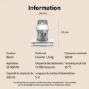 ochama Aspirateur anti-acariens avec stérilisation UV - Nettoyeur de matelas, compartiments séparés pour la poussière et les acariens, élimination des acariens par lumière UV-C, affichage à l'écran en temps réel, aspiration puissante - Pour literie, tapis, maisons avec animaux domestiques, contrôle des acariens, nettoyage domestique image 8