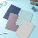 Deli Forest Sound Series Lot de 4 carnets à spirale A5, papier ligné 70g/m² - 80 feuilles/160 pages image 8