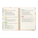 Jubiluu Carnet ligné A5 à spirales et couverture rigide - Coral Leaves image 7