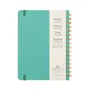 Jubiluu Carnet ligné A5 à spirales et couverture rigide - Vert  image 6