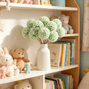 6PCS 11.4in/29cm
Artificial Chrysanthemum Bouquet of Flowers,Artificial Silk Flower, Decor for Wedding, Party Decorate, Home Room Ornament, Simulation Plants(green) image 3