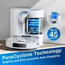 ECOVACS DEEBOT N20 PLUS Robot Vacuum - 8,000Pa Suction, With Mop, 300 Mins Runtime, ZeroTangle Technology, Bagless PureCyclone Self-Empty Station, LDS Navigation image 1