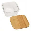 Maison by Premier 320ml Glass Container With Bamboo Lid image 3