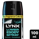 Lynx Fine Fragrance Collection Lower Body Spray Coconut + Sandalwood 100ml image 3