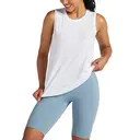 WILLIT Women's Workout Tank Tops Sleeveless Running Yoga Tops Quick Dry Active Shirts Gym Exercise Loose Fit White M image 2
