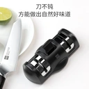 HuoHou Dual-Wheel Knife Sharpener with Suction Base – Diamond & Ceramic Sharpening Wheels, One-Hand Operation, Safe and Compact Design for Kitchen Use image 2