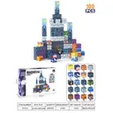 XINQIYUAN Qiyuan Jouet Éducatif Blocs de Construction Place du Monde Magnétique 2.5cm 100pièces (1) [Mélange aléatoire – Couleurs issues uniquement de la photo principale] image 2