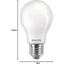 Philips Light Bulb LED Globe Frosted Screw E27 Warm White 100W Dimmable image 4