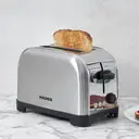 Haden Iver 2 Slice Toaster, Compact, Stainless Steel - 206466 image 6