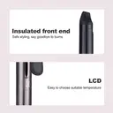 Sunluxy 1097A Curling Tongs, Black 32mm Curling Iron with Digital Display, 4 Adjustable Heat Settings, Fast PTC Heating for Home Hair Styling, UK plug image 6